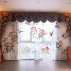 Rèm voan thêu đẹp giá rẻ
