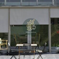 Lắp đặt rèm ngoài trời che nắng ban công chung cư, quán cafe, biệt thự